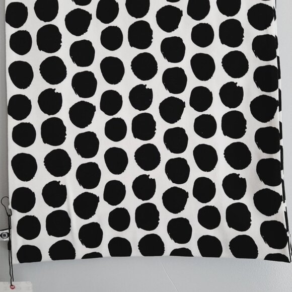 NEW - VEENA | Organic Cotton Blend Polka Dot Infinity Scarf B&W Sz OS - Picture 11 of 14